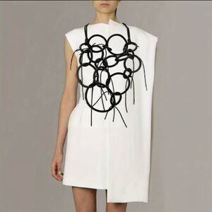 Large PU Leather Exaggerated Neckpiece